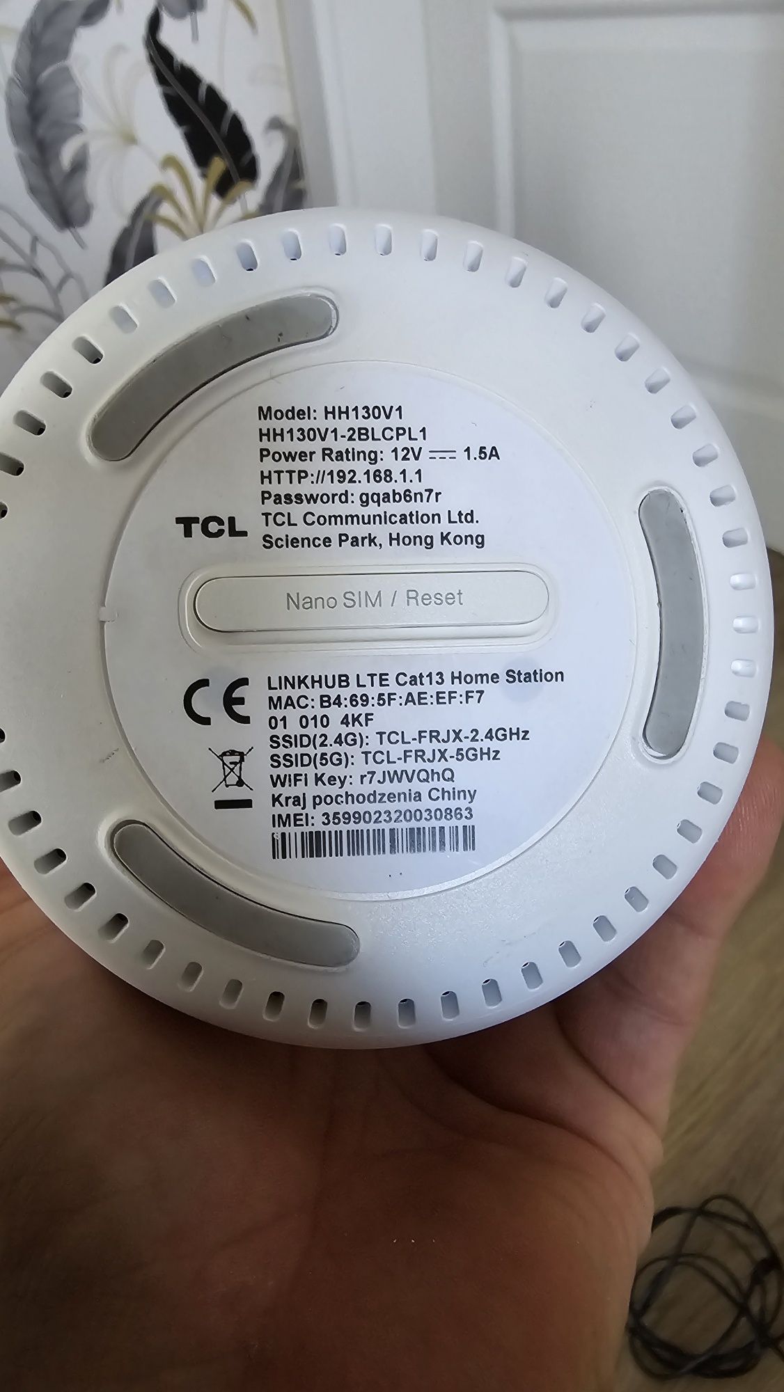 Router wfi marki TCL