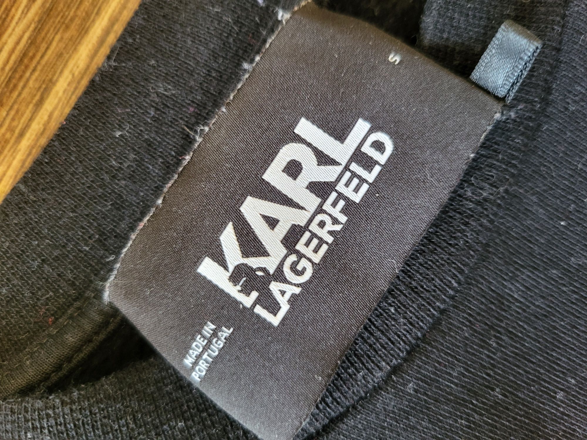 Czarno-biała bluza Karl Lagerfeld, rozmiar S