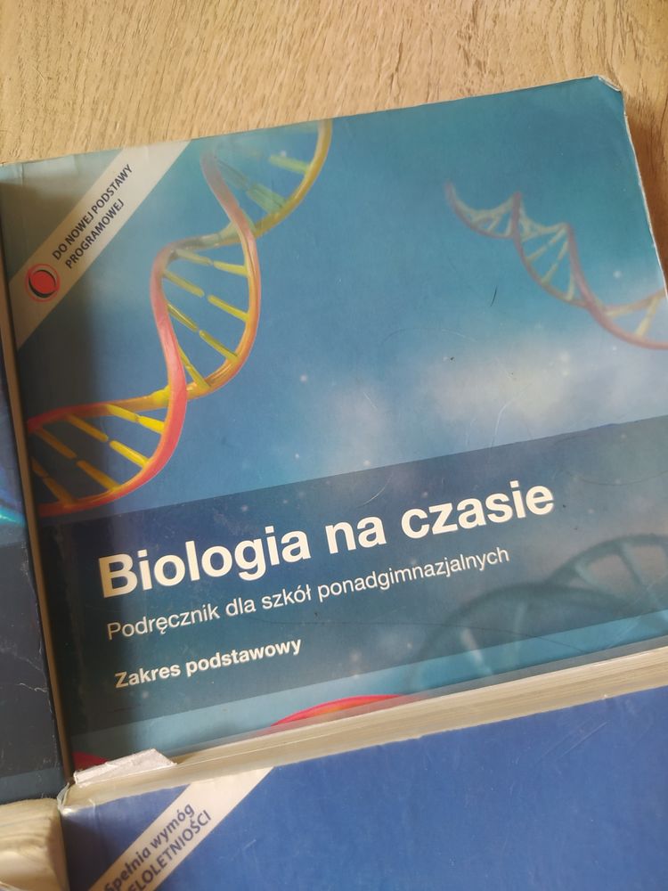 Zestaw  podręczników do biologii Biologia na czasie poziom rozszerzony