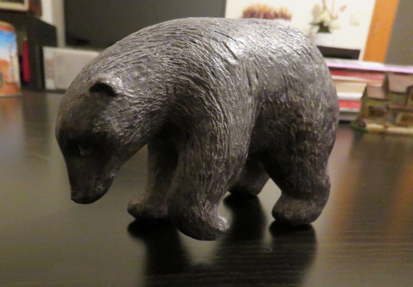 Urso artesanal - Wolf Original Sculptures Canadá