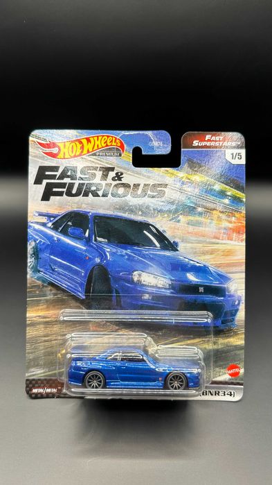 Hot Wheels Nissan Skyline GTR BNR34 Fast&Furious