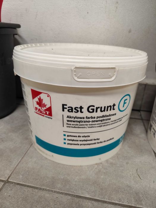 Akrylowa farba podkładowa Fast grunt F 10 l