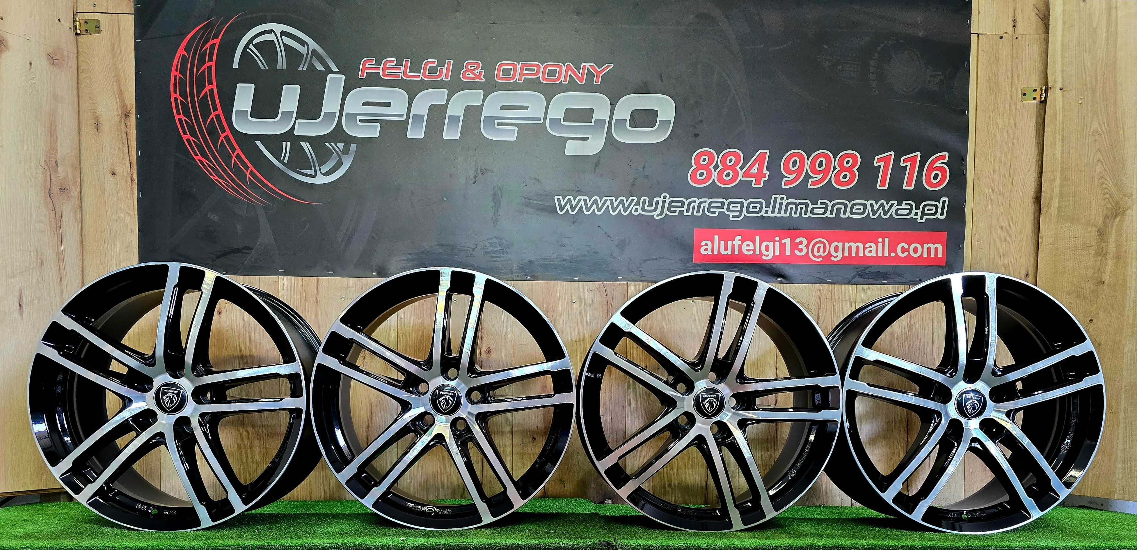 NOWE ALUFELGI PEUGEOT 18x5x108 - 3008,308,5008,508,Rifter,Traveller
