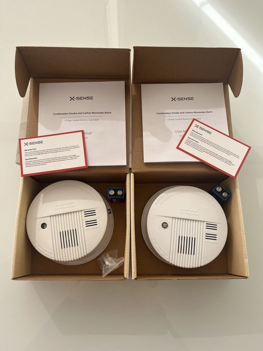 Detetores fumo e monoxido carbono X-Sense