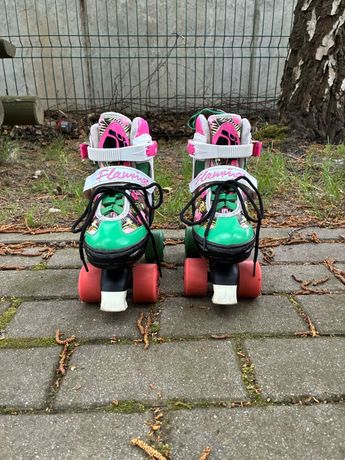 Wrotki Flamingo roz. 31-34