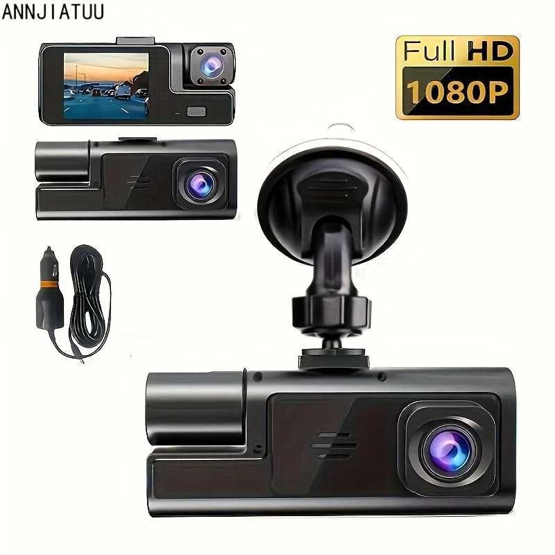 Відеореєстратор автомобільний HD DVR, з двома камерами