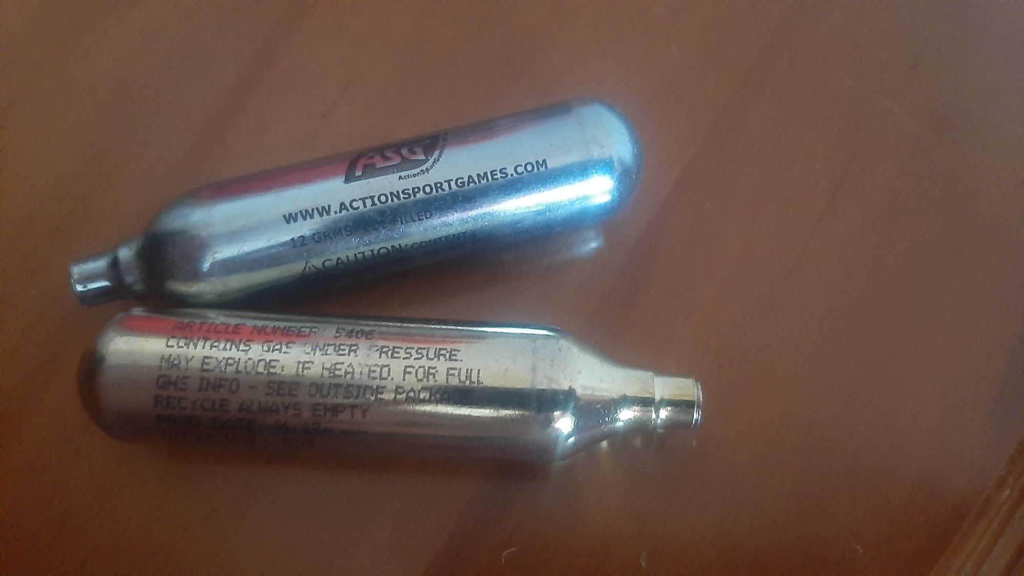 Botinjas co2 e esferas aço