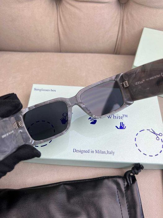 Мужские очки Off White темные очки Офф Вайт солнцезащитные очки g246