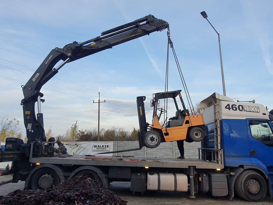 Usługi hds transport dźwig platforma