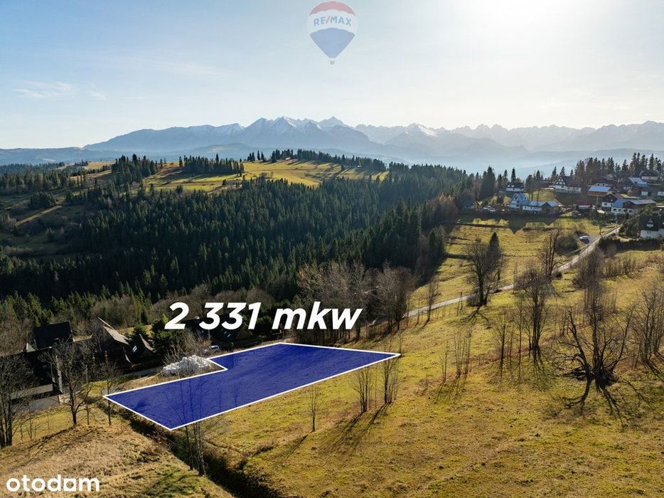 Widokowa działka Rzepiska