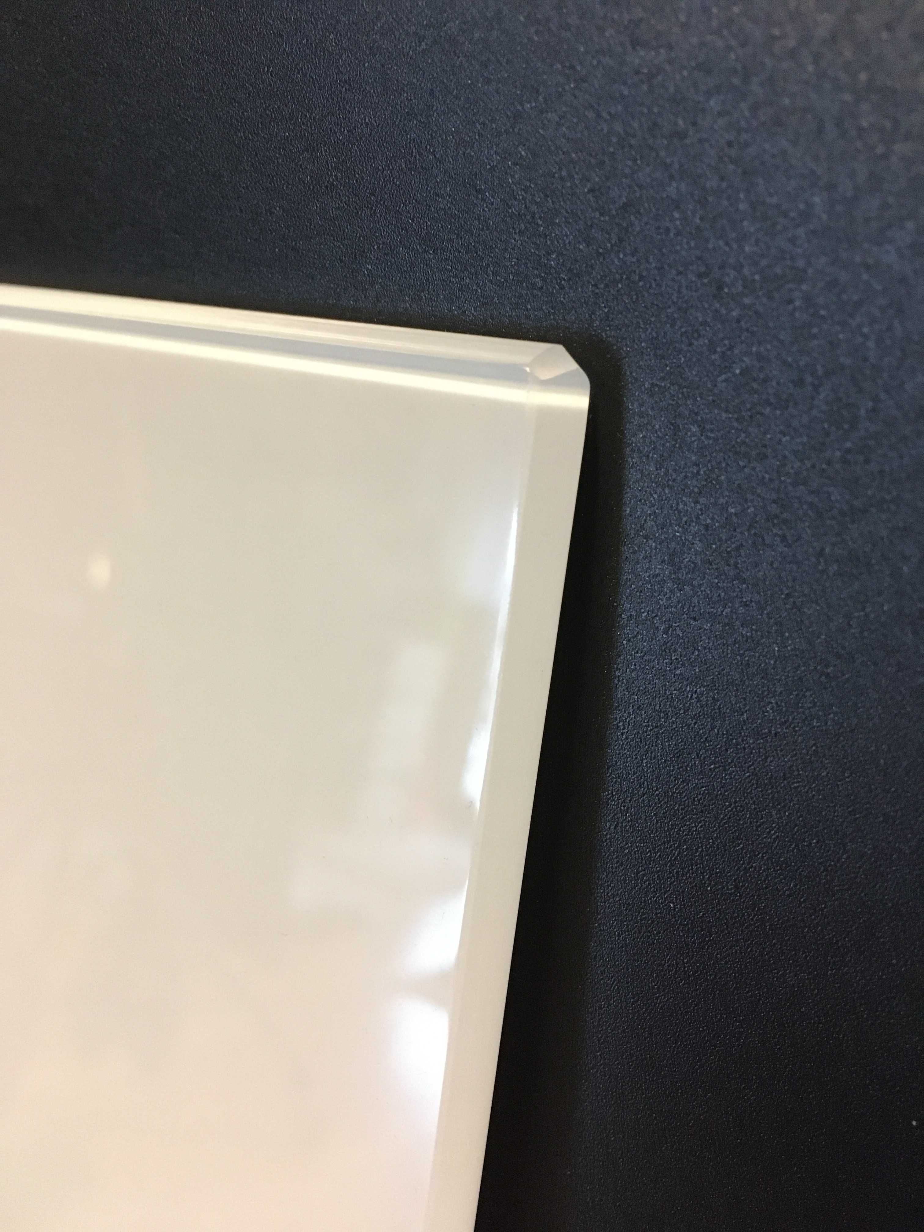 Besta panel szklany biały/mleczny - 120x40 cm - jak NOWY!