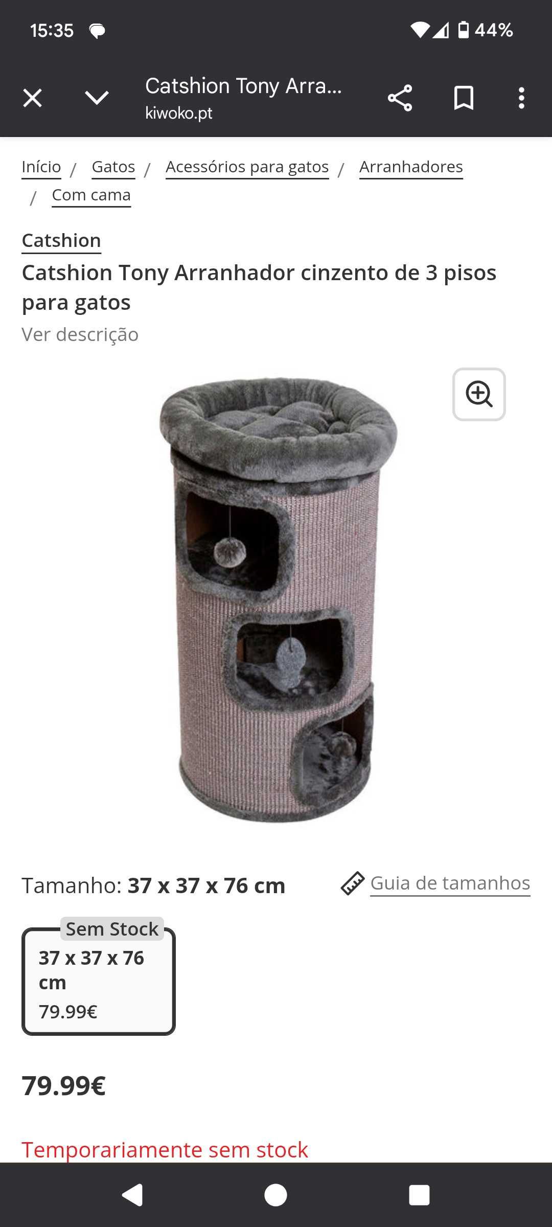 Arranhador catshion 3 pisos