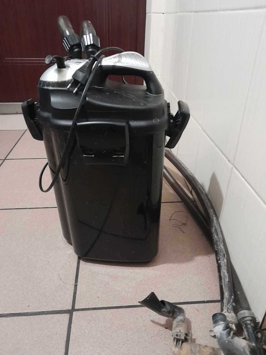 panoramiczne akwarium 200l z szafką z wyposażeniem
