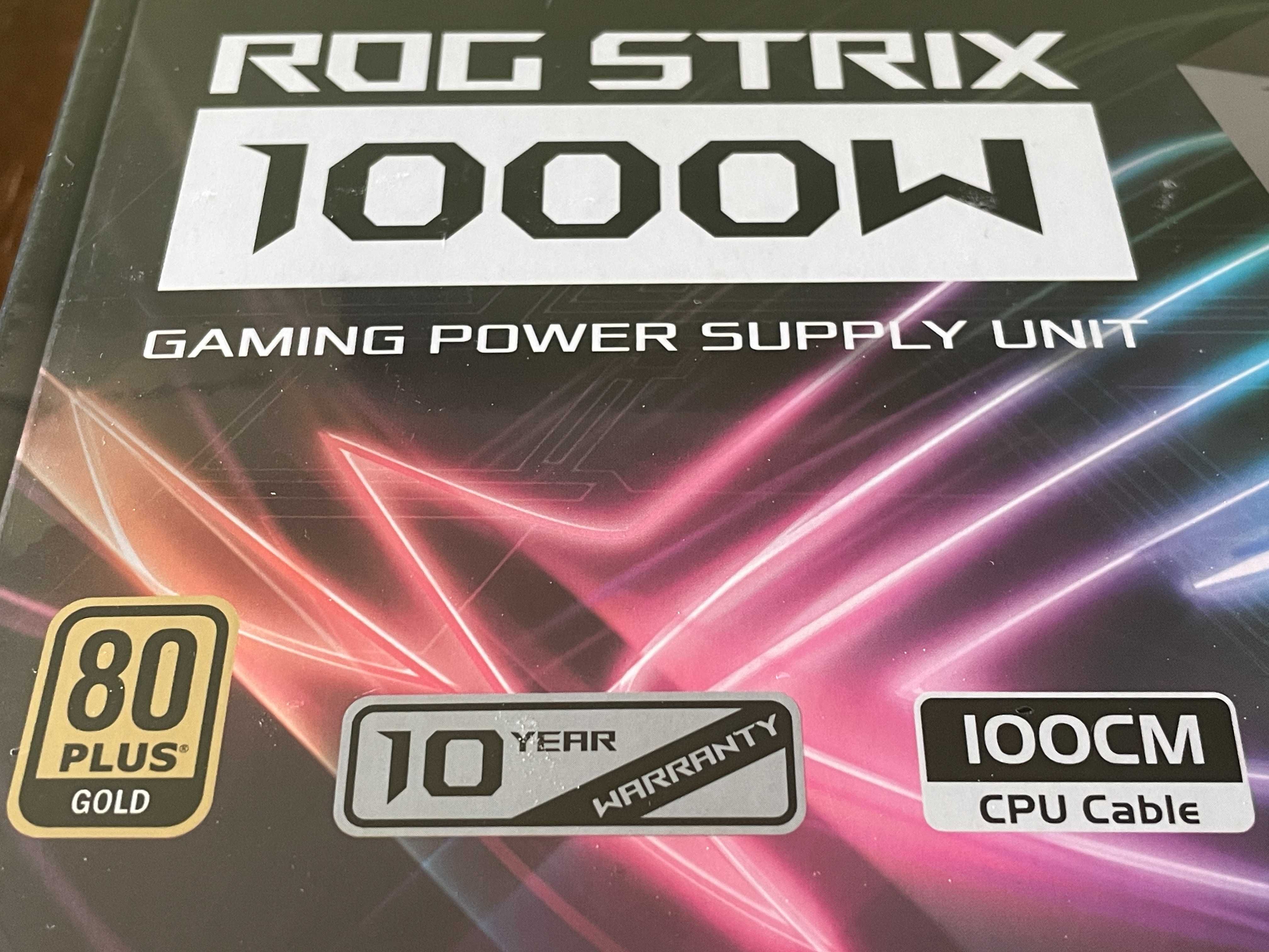 Блок питания Asus ROG STRIX 1000G 1000W 80 PLUS Gold Модульный
