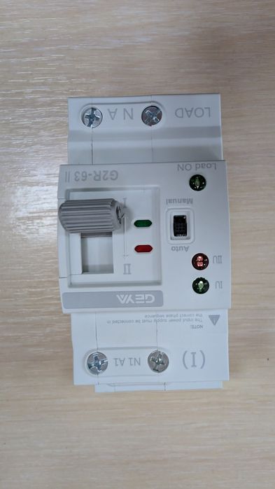 Автомат введення резерву GEYA G2R Din-рейка 2P ATS 63А (АВР) 1-фазний