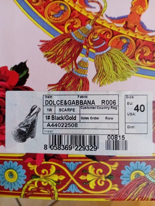Женские Туфли Dolce&Gabbana, дольче габана