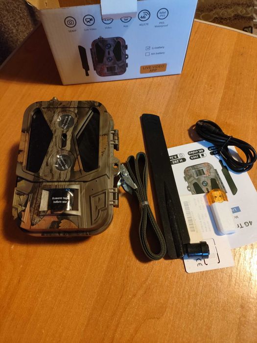 Фотоловушка Suntek HC-950 Pro Li 4K Камера 120MP 4G Акумулятор 8000mAh