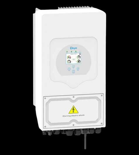 Гібридний інвертор SUN-06K-SG05LP1-EU Deye WiFi 6 kW, 1 фаза, 2 MPPT