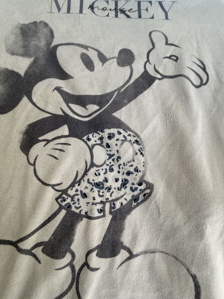 Dres welurowy z myszką miki r. S