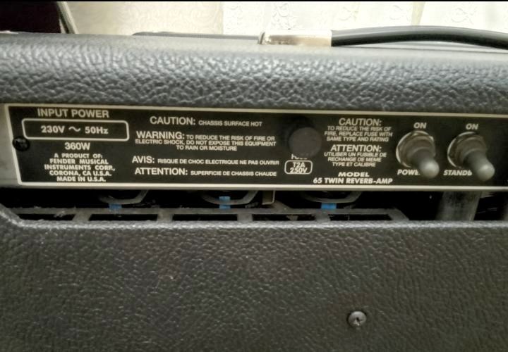 Fender twin reverb amp 65 гітарний комбо підсилювач. made in USA.