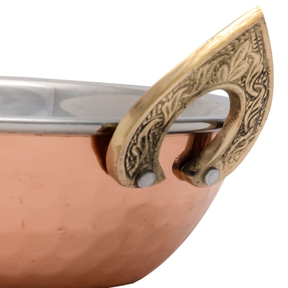 Kadai miska z miedzi i stali nierdzewnej Fern 300ml