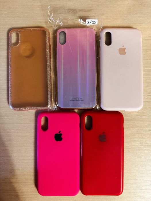 Чохол на iPhone X/XS, набір з 5шт - 250 грн