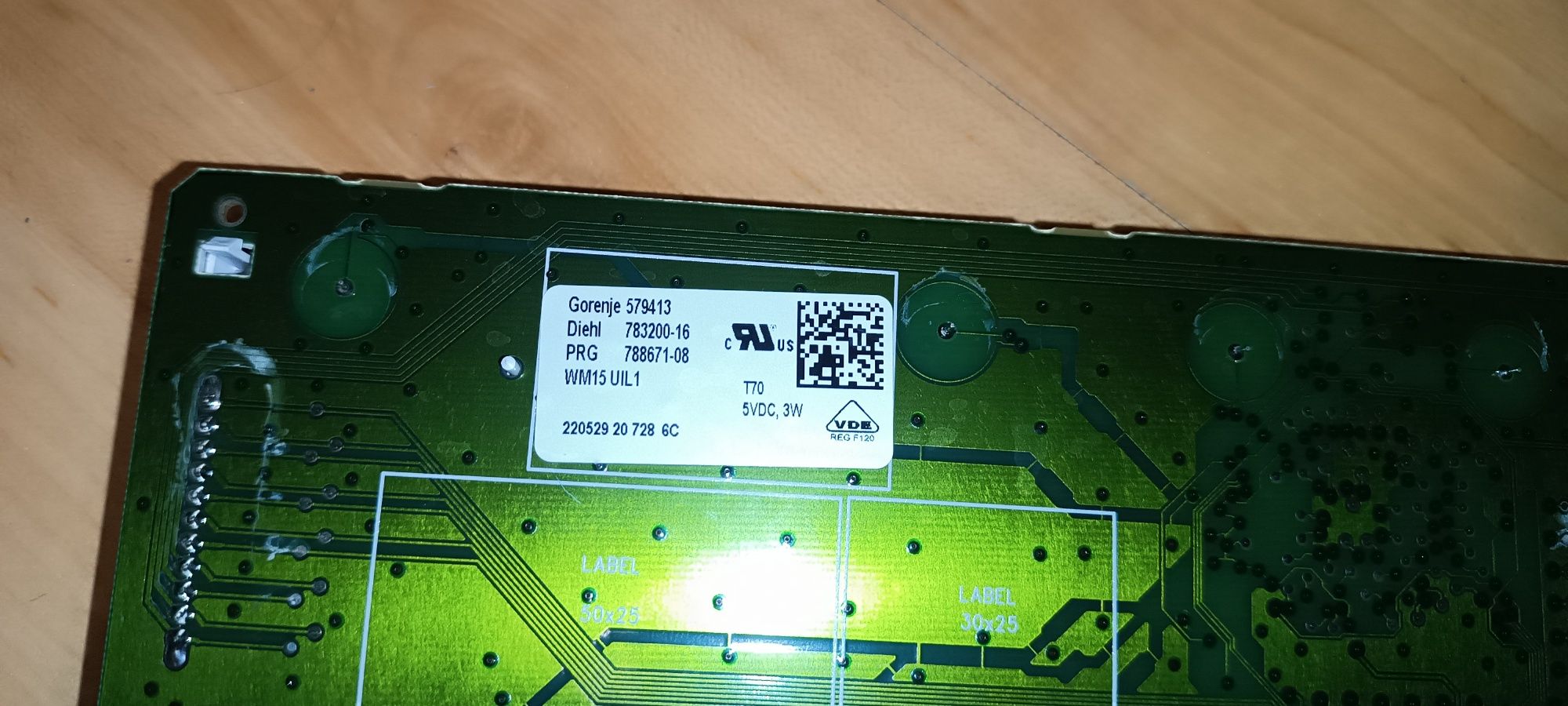 Programator pralki gorenje moduł nr. 579413