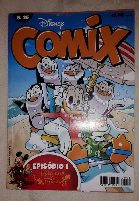 Livros Comix Disney