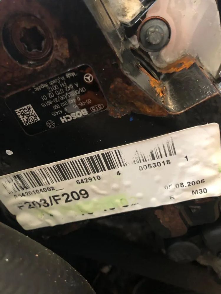 Motor Mercedes CLK 320 CDI 3.0 Ref:  642.910