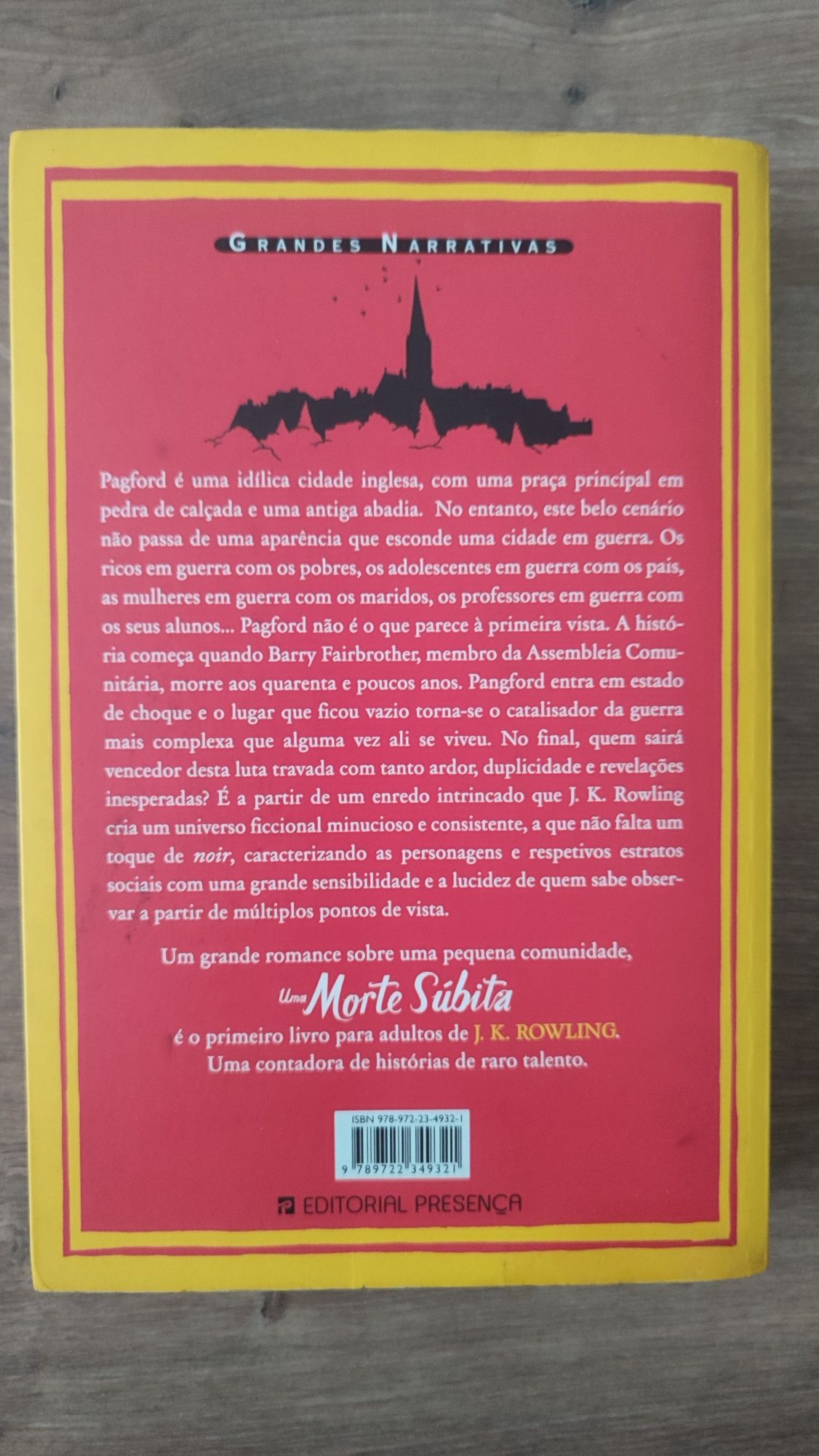 Livro Uma Morte Súbita
