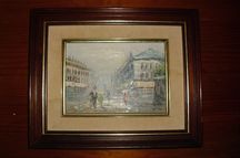Quadro óleo s/ tela, vintage