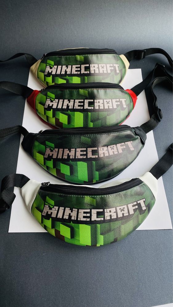 Бананка майнкрафт, minecraft  сумка на пояс барсетка