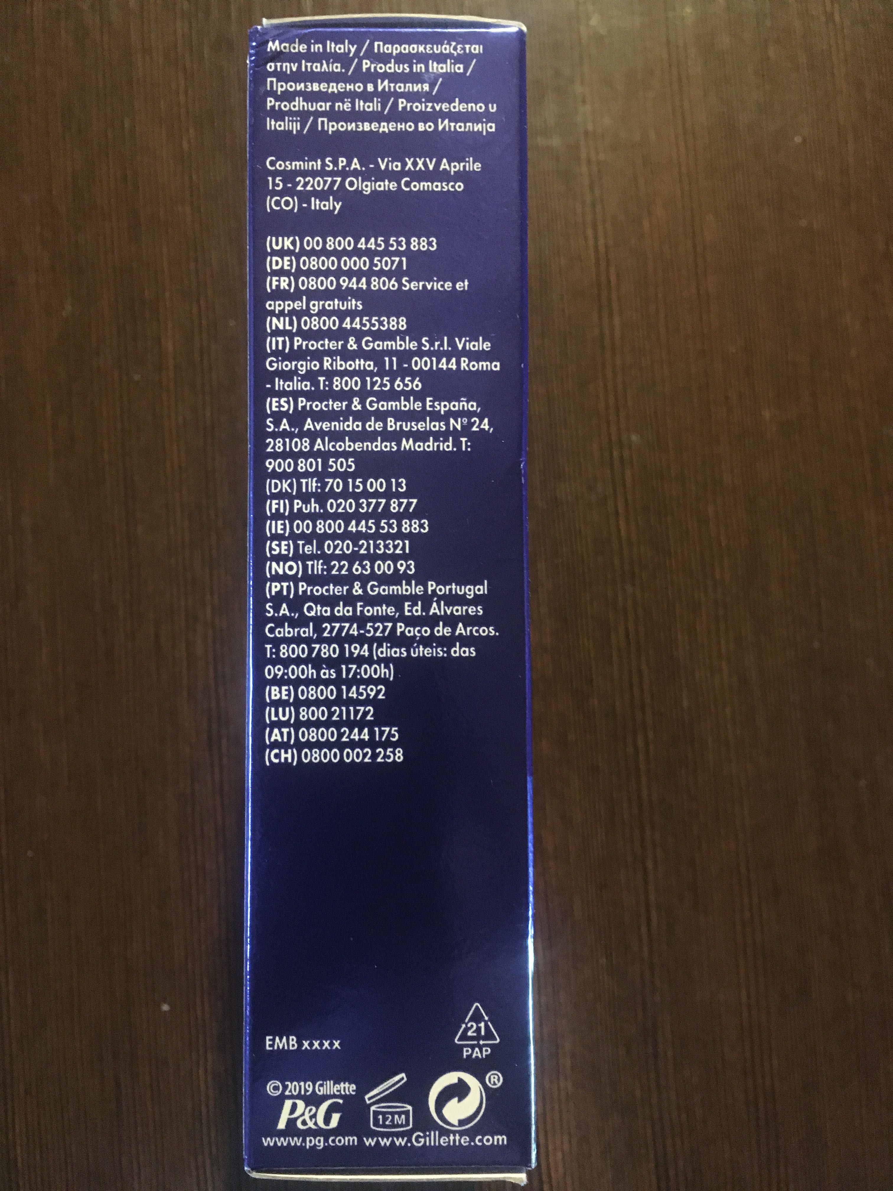 Gillette After Shave Splash Woda po goleniu 100 ml