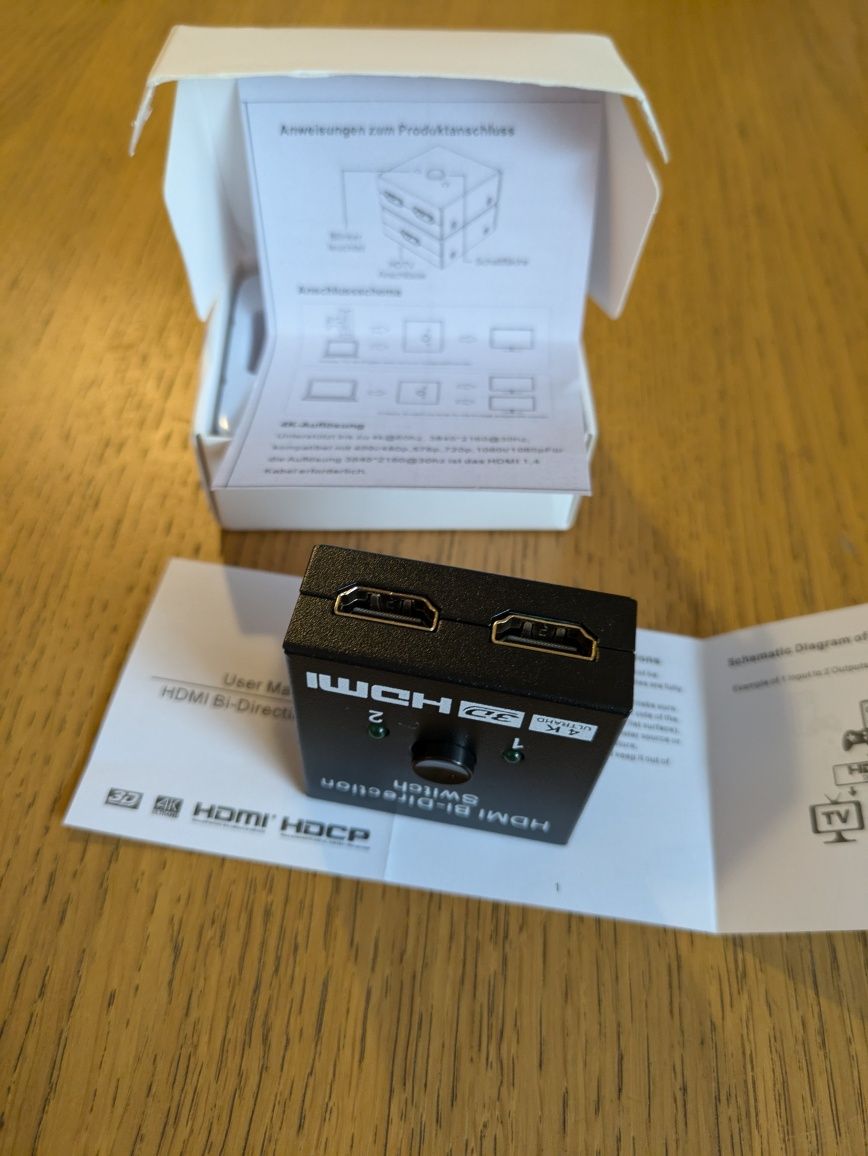 HDMI switch (przełącznik) NOWY