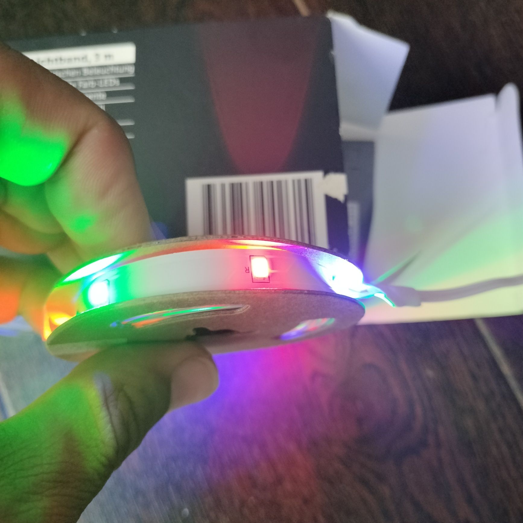 LIVARNO home Taśma oświetleniowa LED, 3 m KOLOROWA + ZASILACZ /M