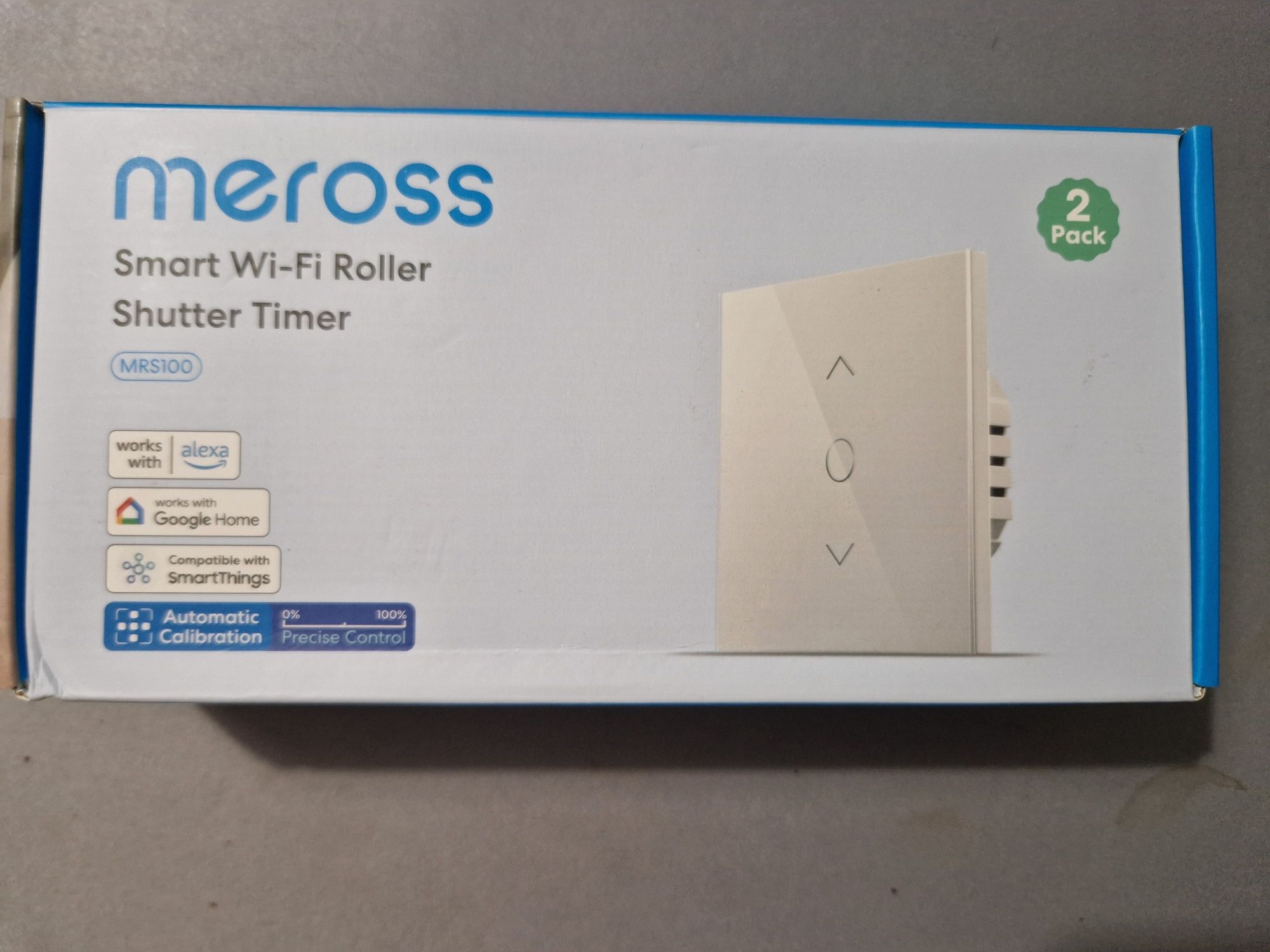 Meross Interruptor de persianas WiFi pack 2