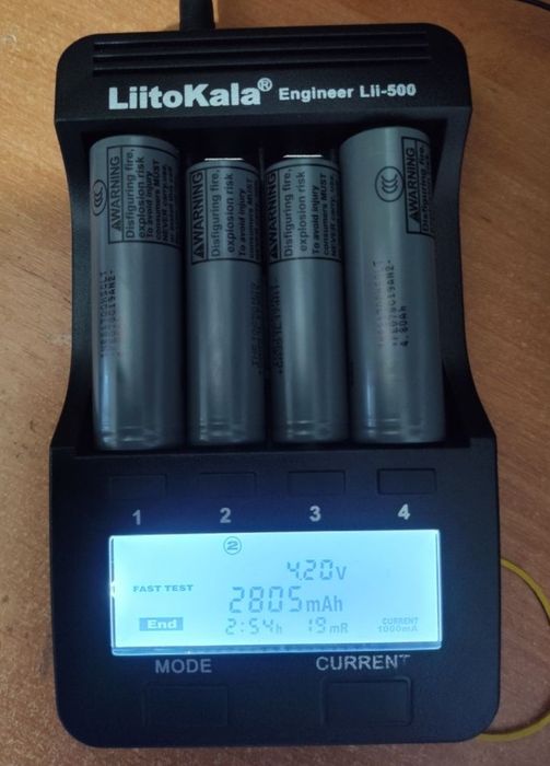 Lg m29 2850 ma 22mOm 18650