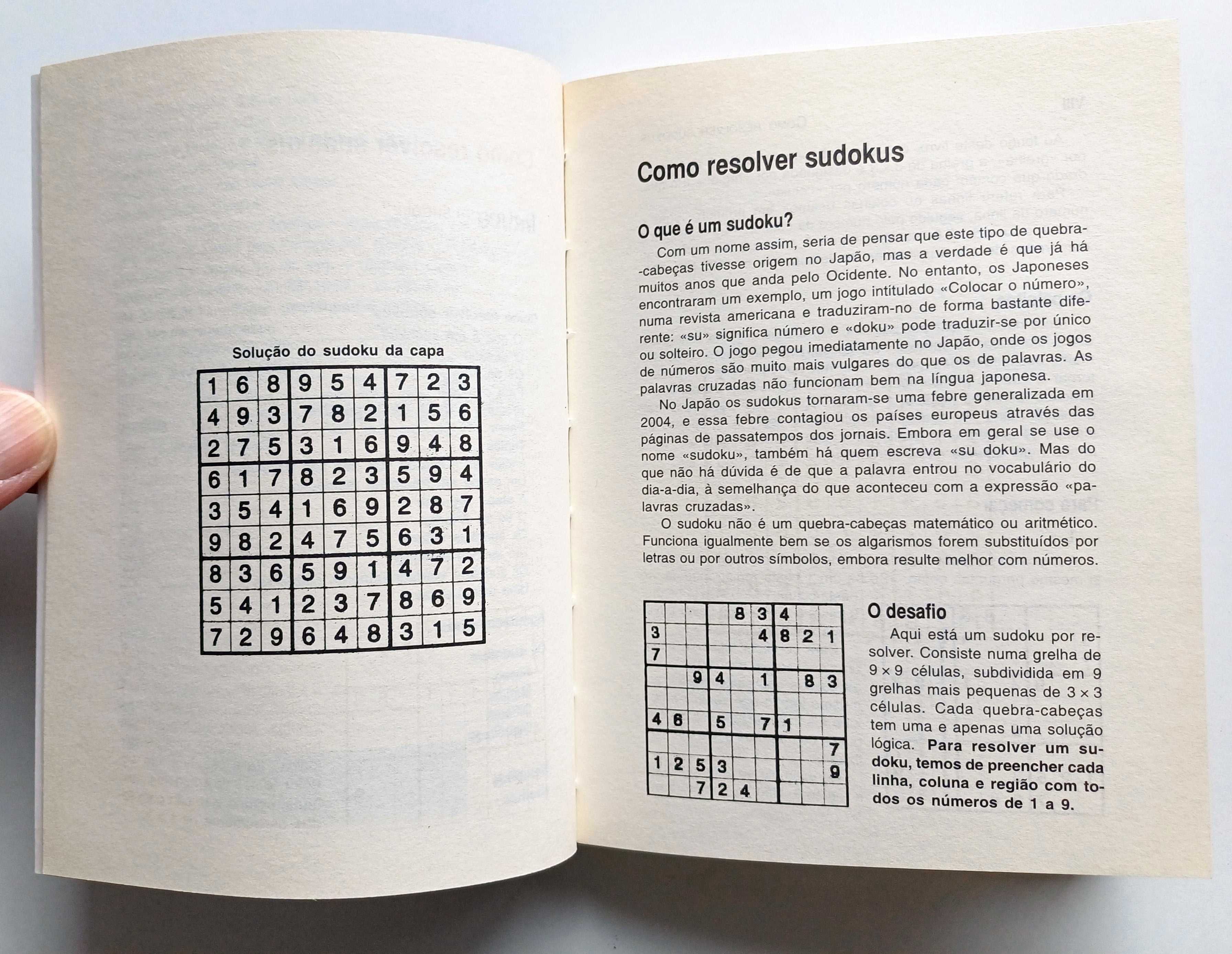Livro Sudoku 1 - Quebra cabeças viciante