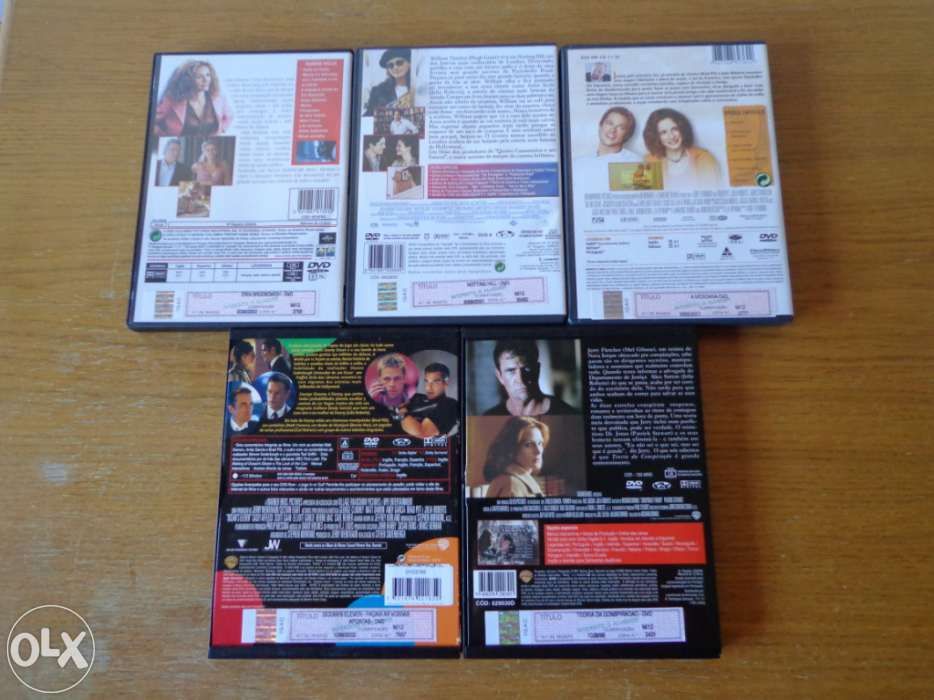 Dvd’s pack Julia Roberts – originais