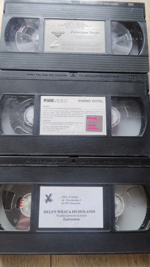 Kasety VHS oryginalne