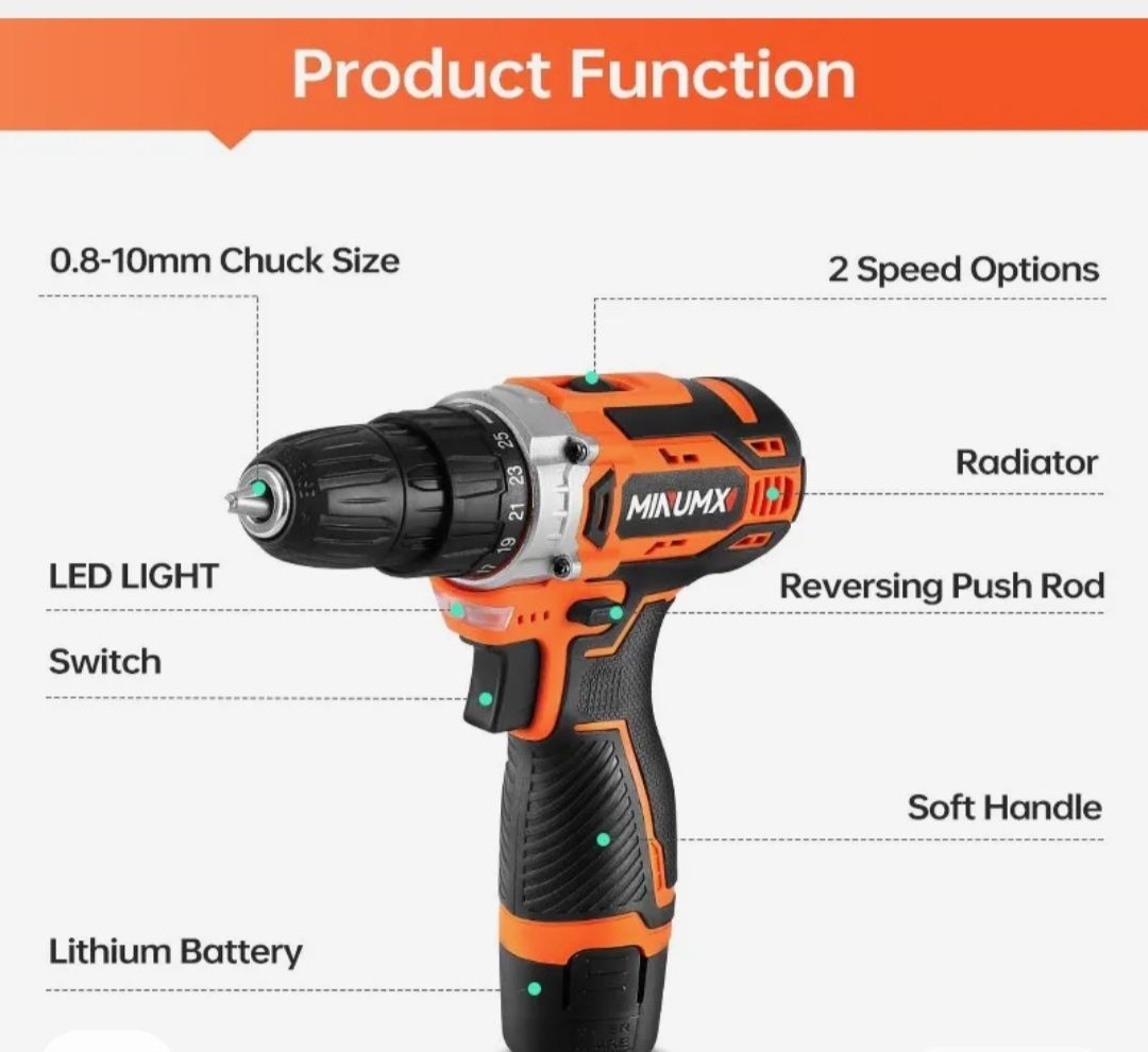 Шурупокрут Minumx 16V