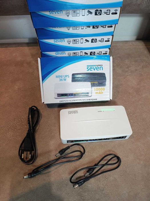 Пристрій безперебійного живлення SVEN 10000mAh UPS для роутерів