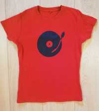 T-shirt DJ / vinyl / gramofon / rozmiar S