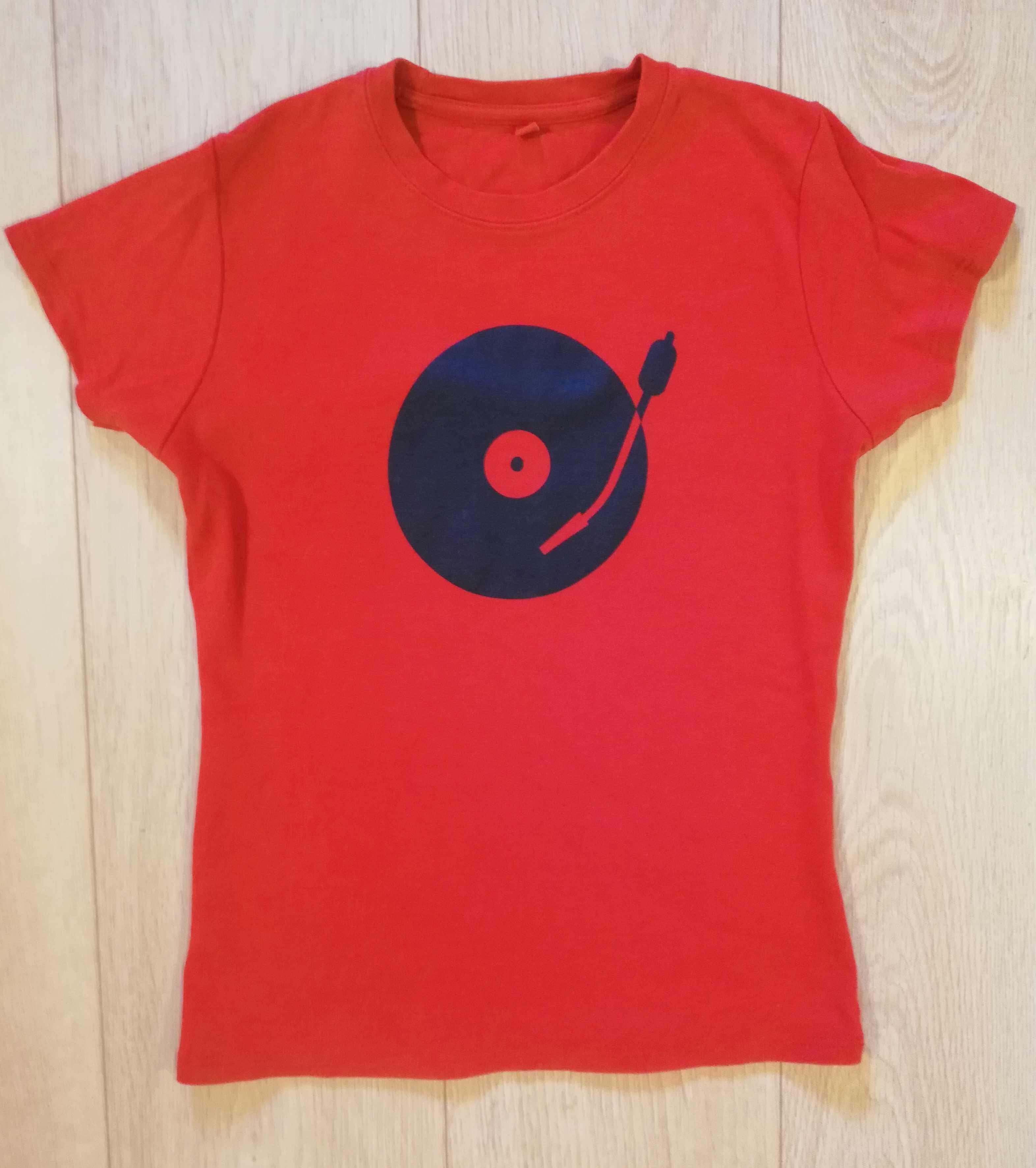 T-shirt DJ / vinyl / gramofon / rozmiar S