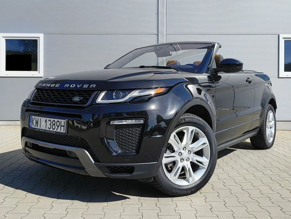 Land Rover Range Rover Evoque Cabrio, sprzedaż lub wynajem, gwarancja, FV 23 %