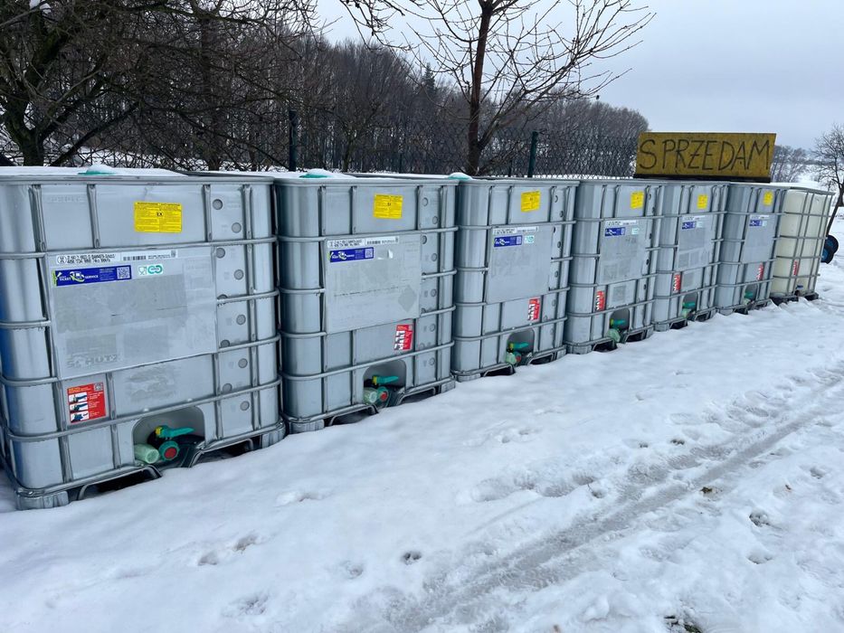 Zbiornik mauzer pojemnik 1000L BLACHA SPOŻYWCZY