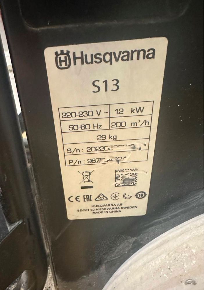 Husqvarna  Pullman Ermator S13   Super stan