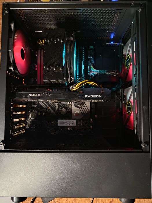 Комп'ютер на Ryzen 7 2700x. 32 gb DDR4. RX- 6600