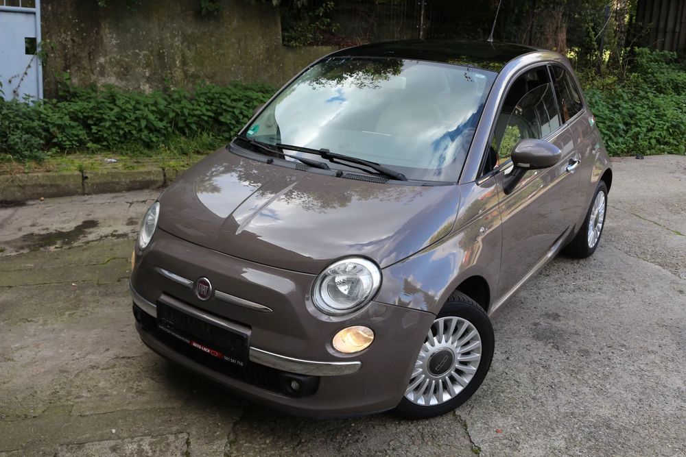 Fiat 500 *KLIMA!*GRIGIO*GALANTE!*Meega!*Panorama*Piękny*Kolor!*Z*Niemiec!