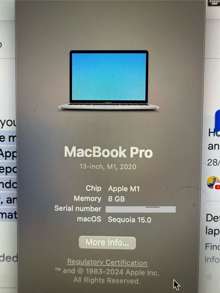 MacBook Pro 13” M1 (2020) – 8GB RAM / 256GB SSD NEGOCIÁVEL